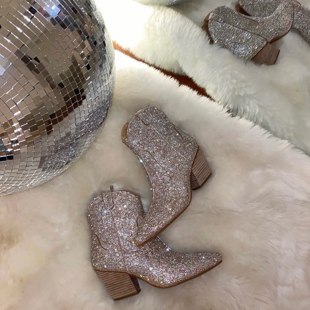 Rhinestone Cowboy Booties